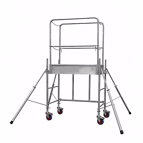 Echafaudage roulant acier : Hauteur de travail maximale de 2.90m – 12538