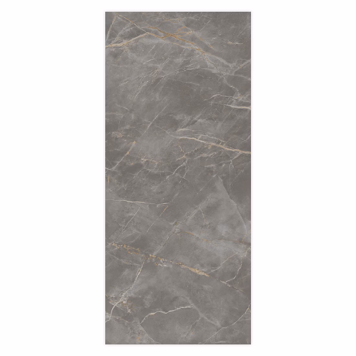 Carrelage effet Marbre Gris Titan 278x120x0 – 6 cm Brillant Montira, Mur intérieur (vendu par carton de 3, 336 m²), RO'MA CARRELAGE