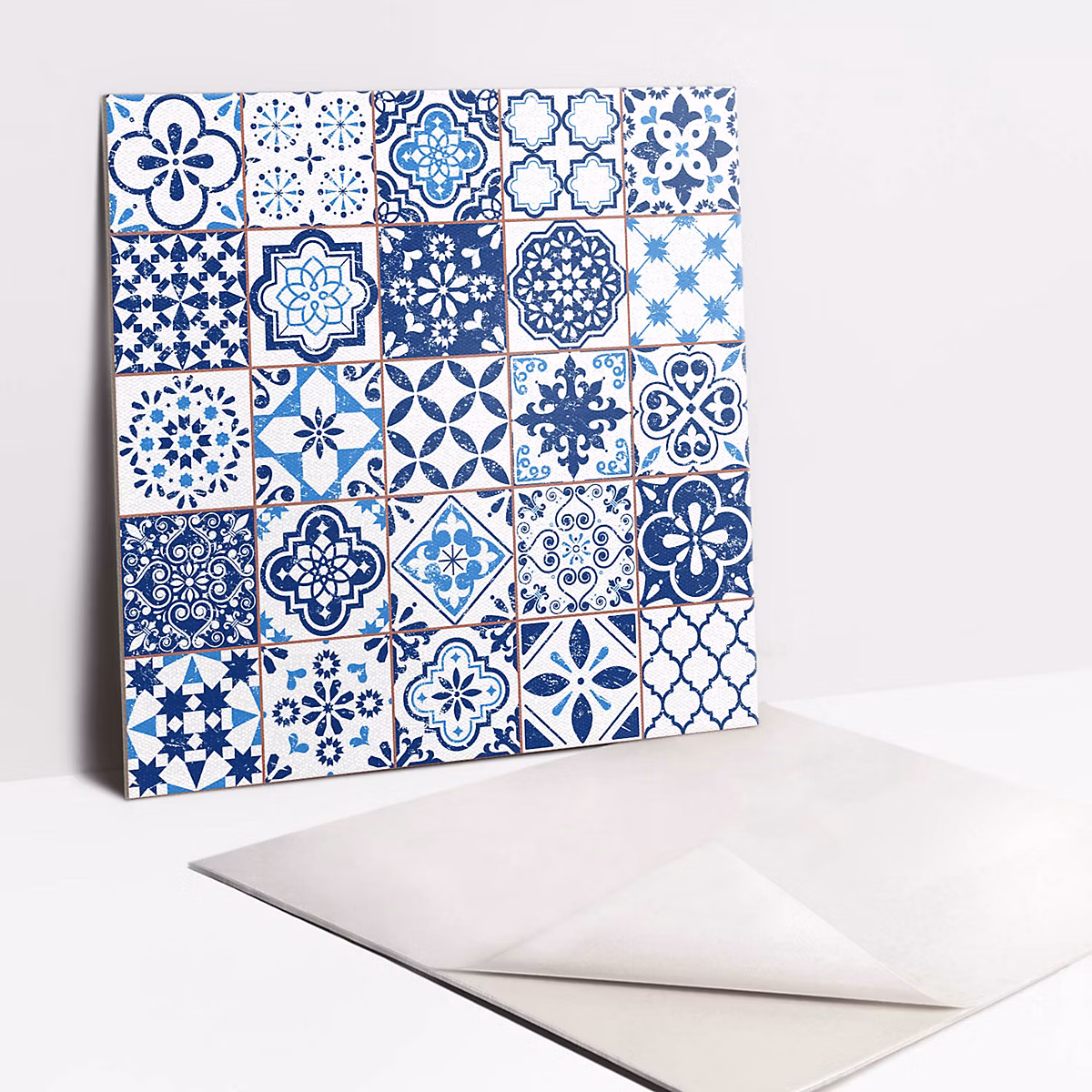 Carreaux vinyle Tulup 30 × 30 cm Mosaïque décorative 9 pcs