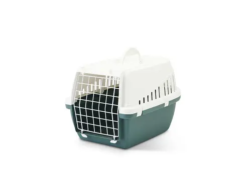 Cage de transport pour chien coloris vert nordique Trotter 1 - 49 x 33 x 30 cm