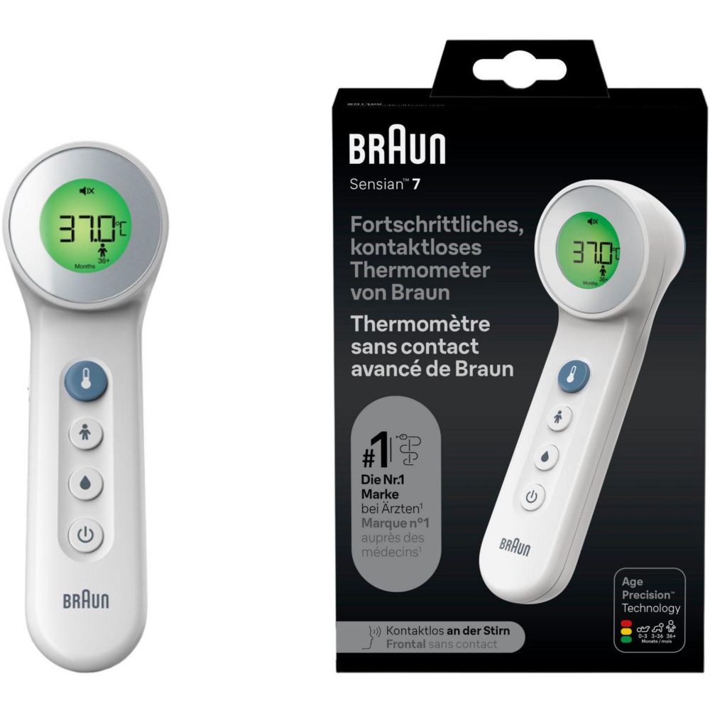 BRAUN Thermomètre sans contact bnt400we – Solutions extérieures