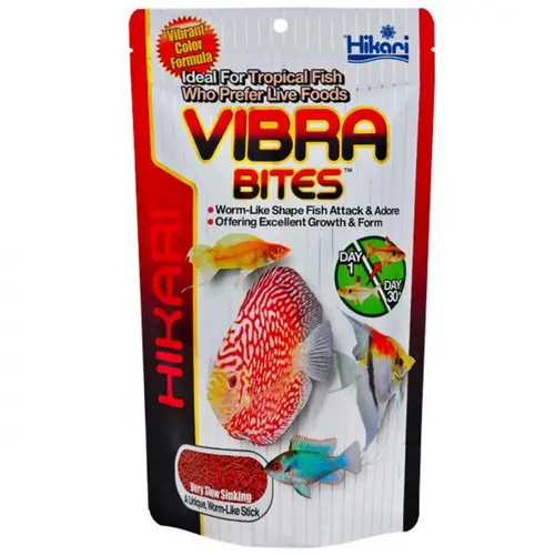 HIKARI AQUARIUM Vibra Bites - Alimentation poissons, 73g