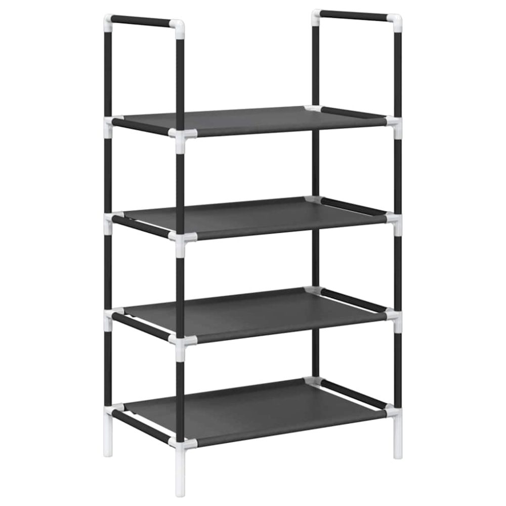 vidaXL Étagère à chaussures 4 niveaux 44x28x77 cm tissu non tissé