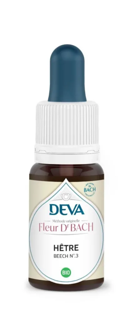 Complément alimentaire fleur de Bach hêtre bio Deva - 15 ml