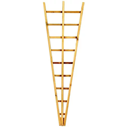 Treillis éventail mélèze huilé 60 x 180 cm