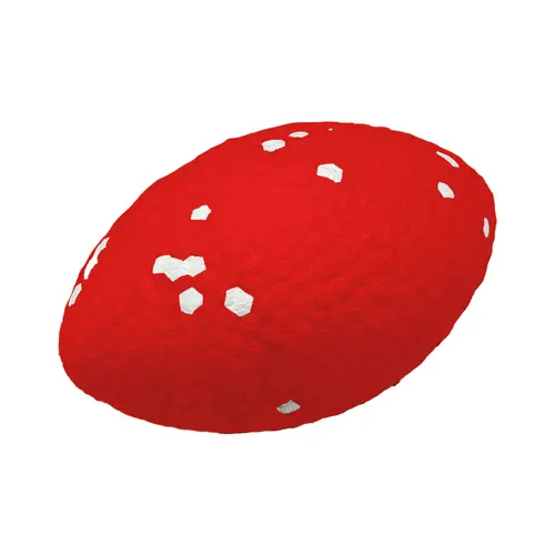 Jouet pour chien ballon de rugby rouge Bubimex Ultra Strong - 12,5 x 7,5 cm