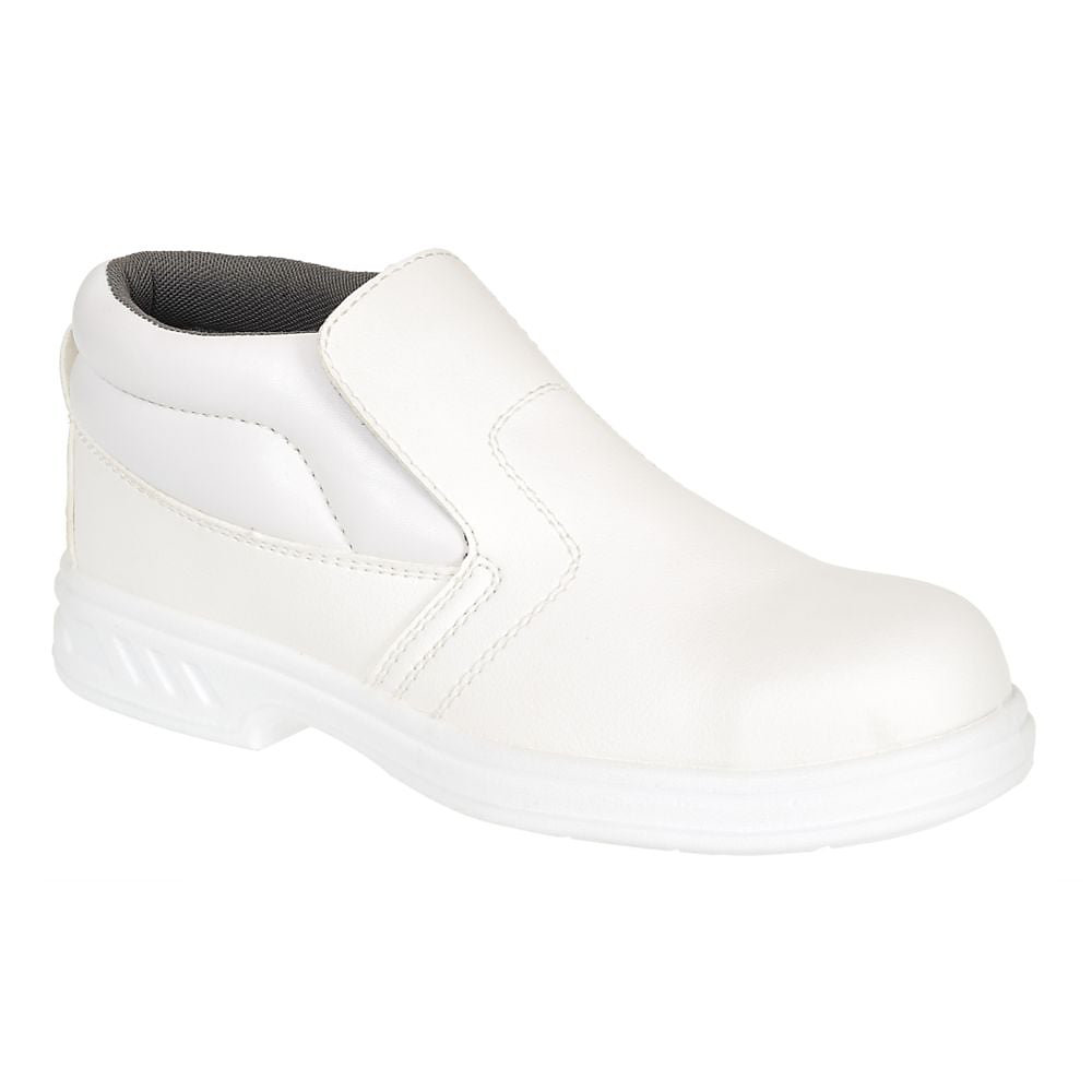 Chaussures de sécurité et chaussettes – Chaussures de cuisine montantes Portwest S2 Blanc 37