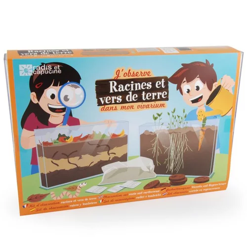 Vivarium Kit d’observation Visio nature plastique 30x60x22 cm (À partir de 6 ans)