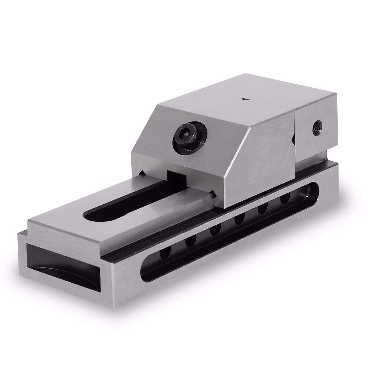 EBERTH Etau de précision à basse tension – largeur des mors 50mm, force de serrage maximale 65mm, hauteur des mors 25mm