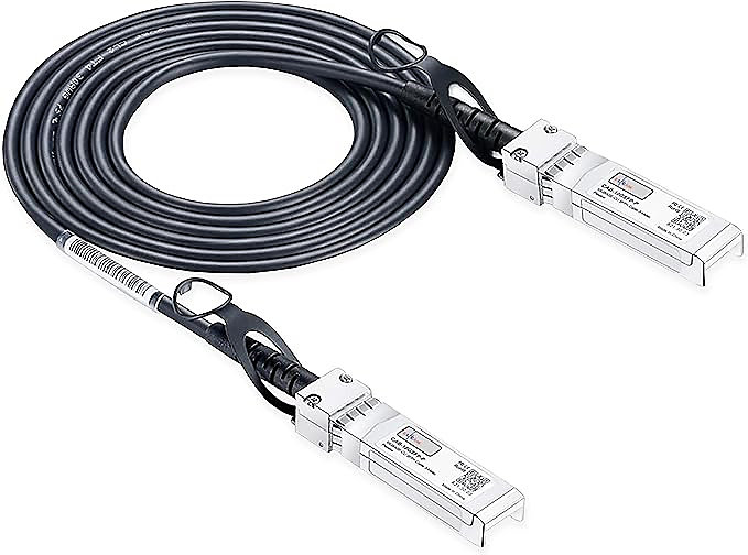 Elfcam – Câble DAC SFP+ à SFP+ 10Gb | 3m | Twinax Attache Directe | Haute Performance