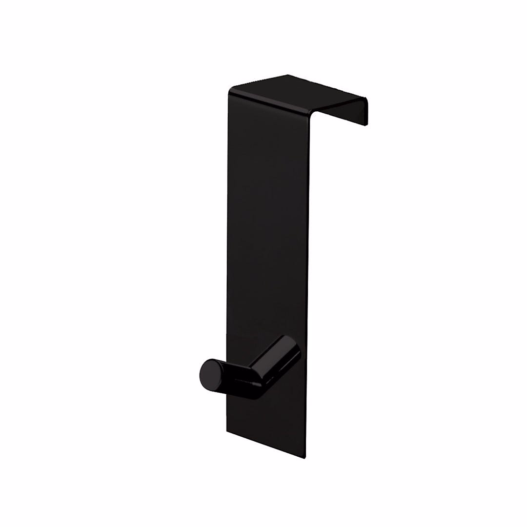 Accessoires de salle de bains – Crochet De Porte De 20 Mm En Acier Noir Mat