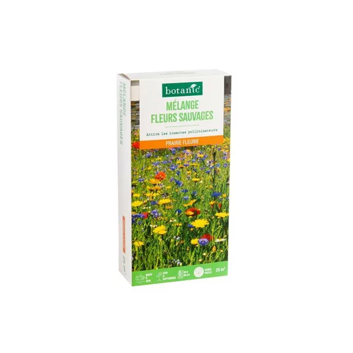 Mélange de fleurs sauvages botanic® - graines à semer (25 m²)