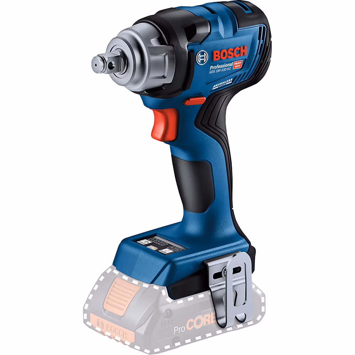 Bosch Clé à chocs sans fil GDS 18V-330 HC Professional solo bleu/noir – Réf. CDAGZUEDD5414999071