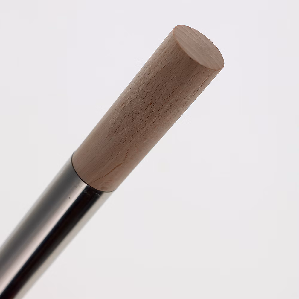 Embout Cylindre Droit pour tringles à rideaux de Diam. 28mm en Bois Brut – BOULET