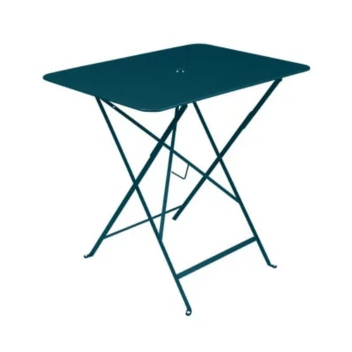 Table pliante Bistro FERMOB bleu acapulco L77xl57xh74