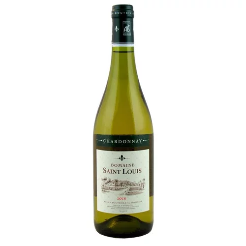 Vin blanc bio Chardonnay de Saint Louis - 75 cl