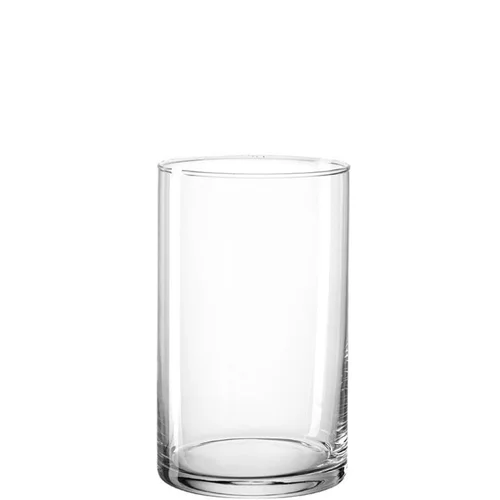 Vase cylindrique en verre transparent Montana Basic taille S - H 20 cm