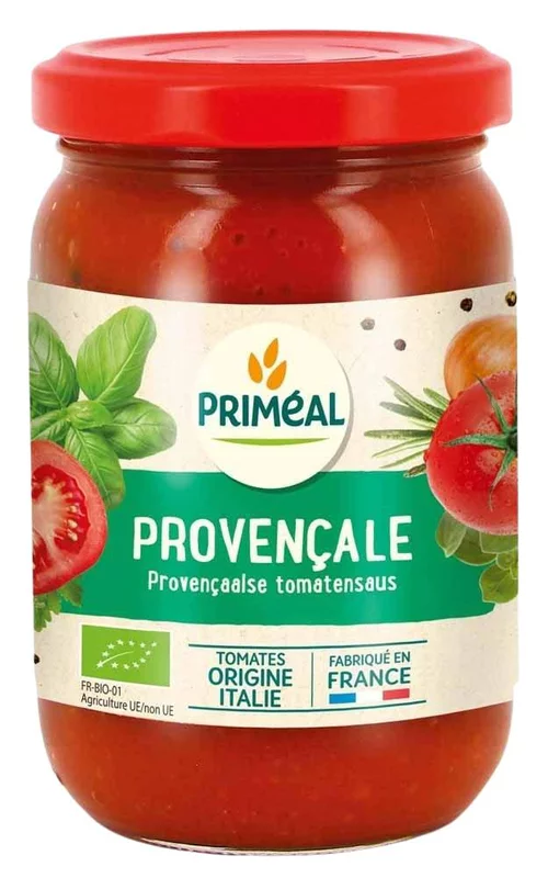 Sauce tomate à la provençale bio en pot de 200 g