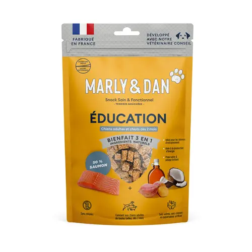 Friandises pour chien tendres bouchées éducation Marly & Dan - 100 g
