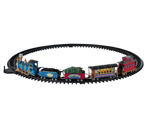 Scénette pour Lemax Caddington village Regional rail road