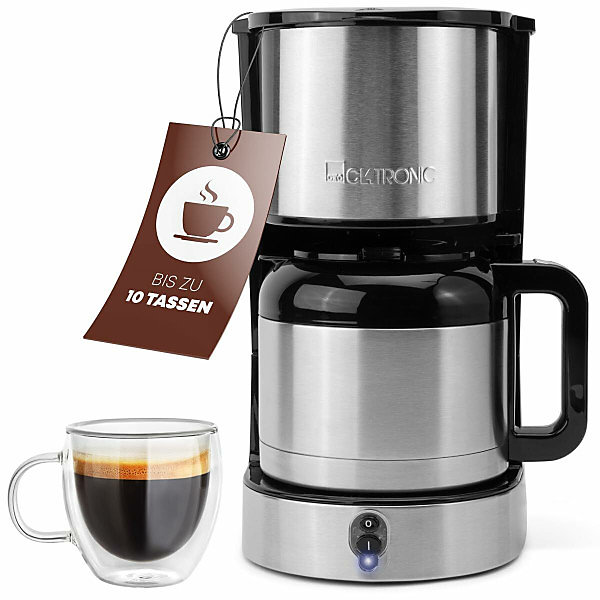 Cafetière superautomatique Clatronic KA 3805 Noir Acier 800 W – Réf. IZQCKDNKD1792477590