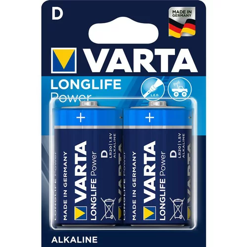 Piles alcalines Varta High Energy D LR20 x 2