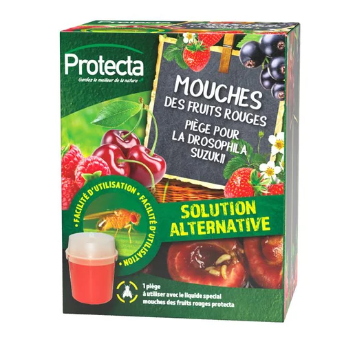 Piège pour mouches des fruits rouges Protecta