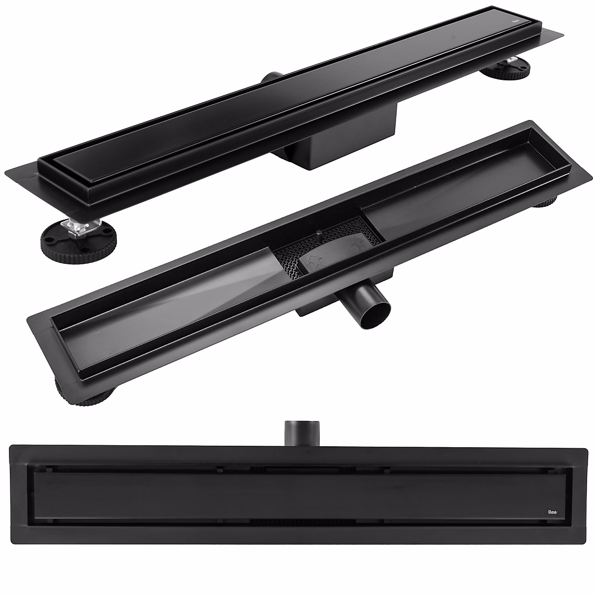 Drain Linéaire Rea Neox 60 Black – Réf. GKGYDBEYU2574590015