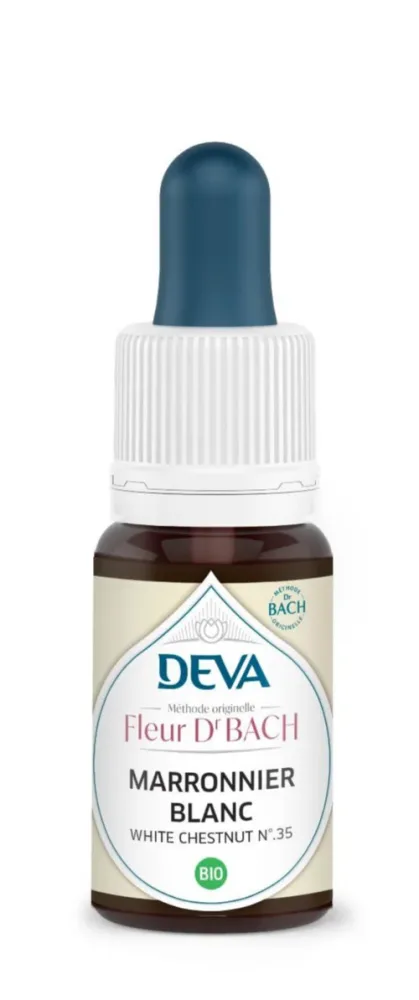 Complément alimentaire fleur de Bach marronnier blanc bio Deva - 15 ml