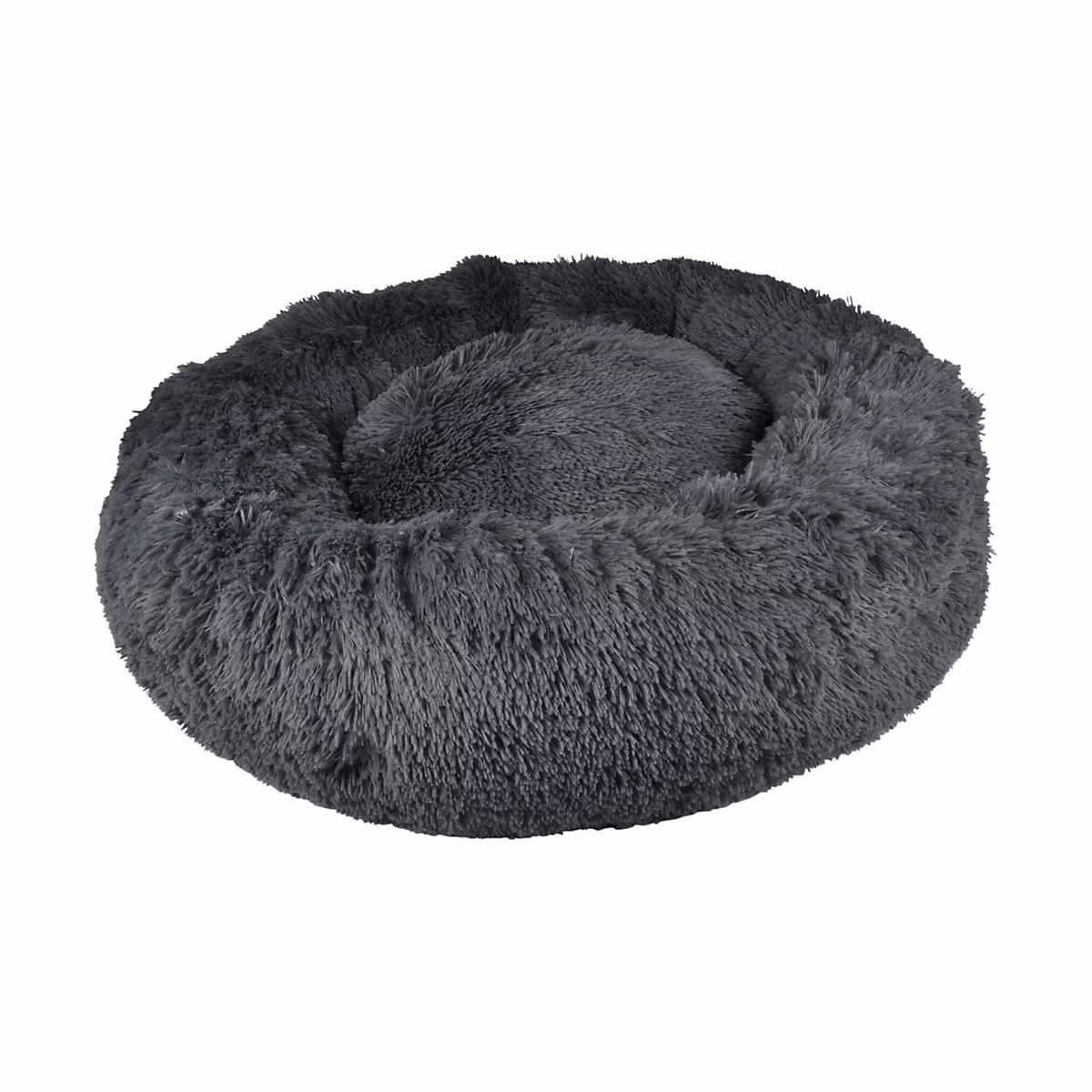 Coussin doux et rond pour chien et chat L Gris | H. 22 cm – SNOW