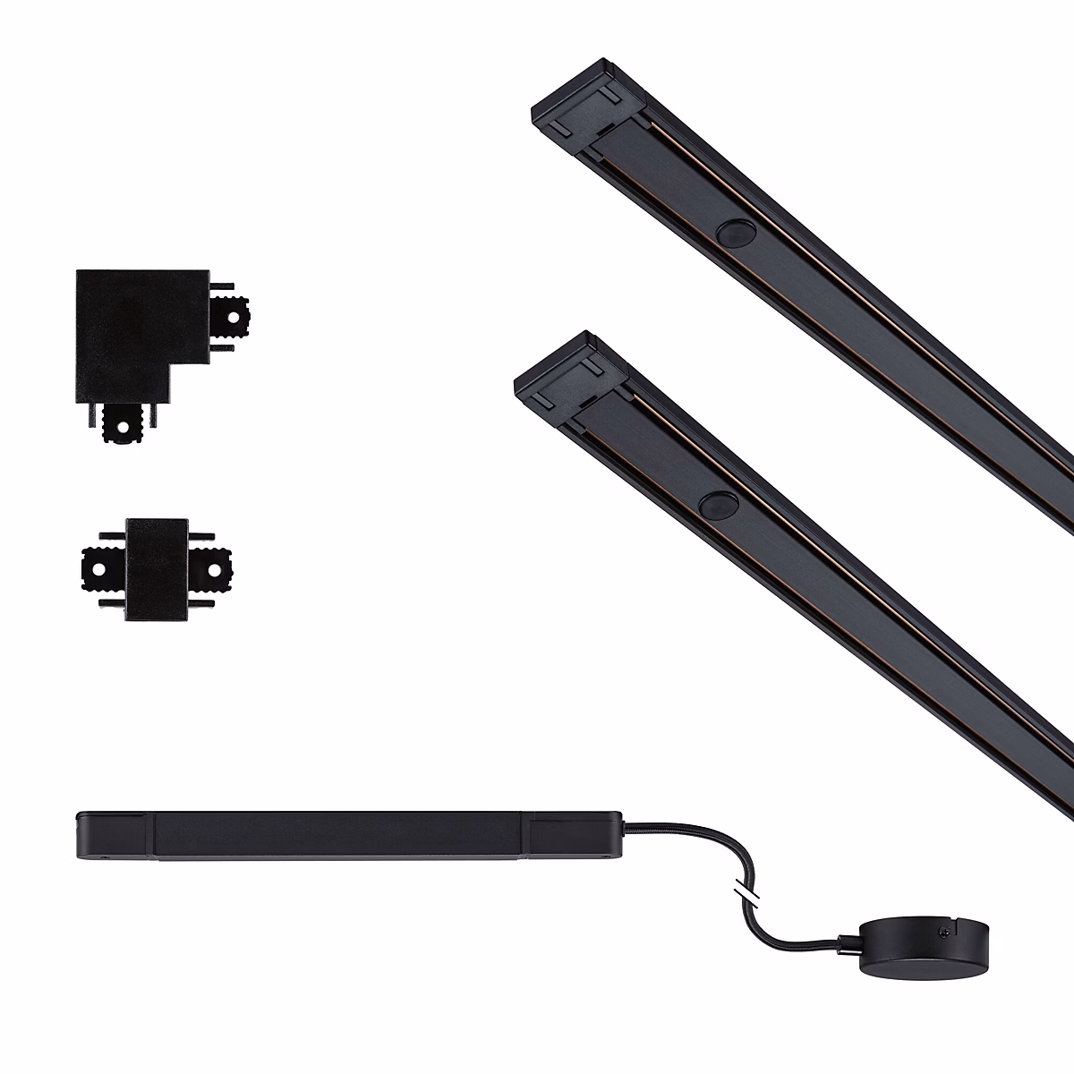 Spot – Kit de démarrage pour système de rail magnétique 100 W noir Paulmann Veya