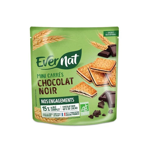 Mini carrés chocolat noir 180g