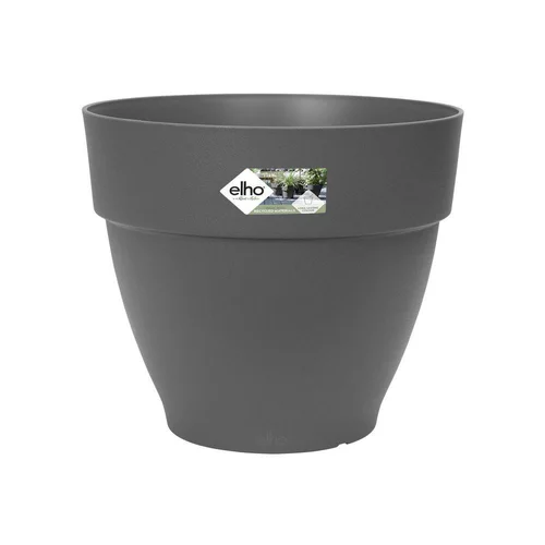 Pot vibia campana rond Elho de 11 L coloris noir Ø 30 x H 25 cm