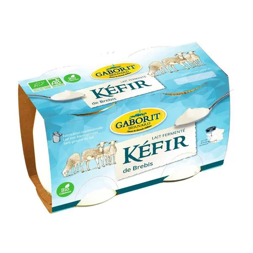 Kéfir de brebis en pot de verre Gaborit - 2 x 125 g