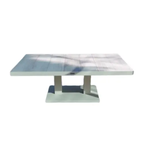 Table basse élévatrice coloris blanc Truman Bizzotto - 140 x 85 x 49 cm