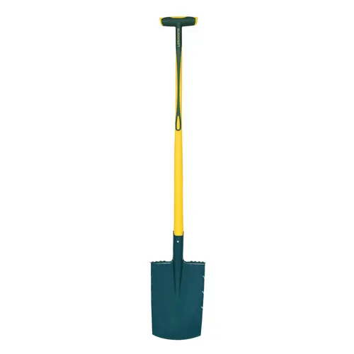 Bêche à rebord avec béquille et manche Novagrip Leborgne Duopro - 28 cm