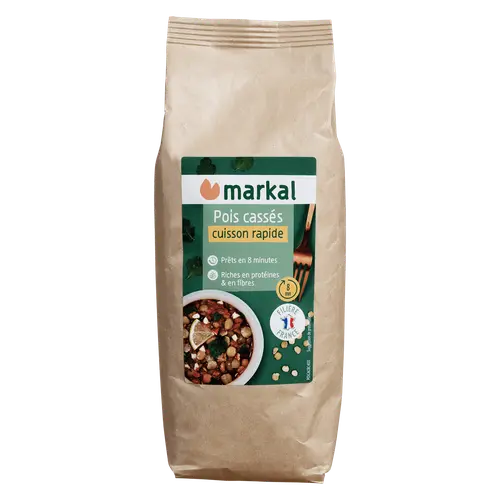 Pois cassés bio cuisson rapide Markal - 400 g