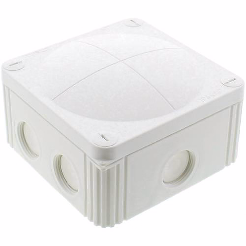 Boîte de dérivation COMBI 607/5/W 110 × 110 × 60 mm – polypropylène, IP66/IP67