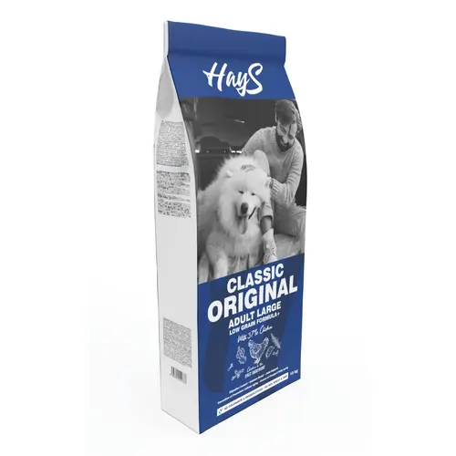 Croquette pour chien adulte de grande race au poulet Hays Classic - 15 kg