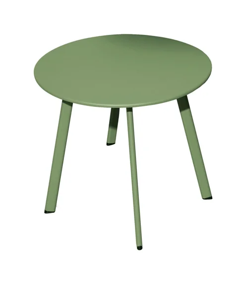 Table basse Massaî en acier - Ø 60 x 46 cm