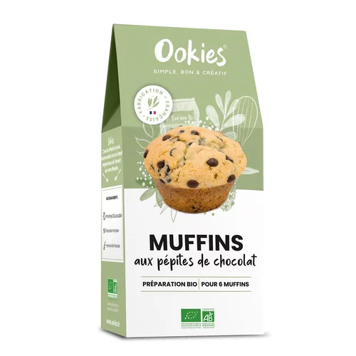 Muffins aux pépites de chocolat Ookies - 280 g
