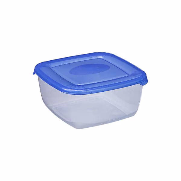 Boite hermétique de congélation carrée 1 – 5 litre, Bleu