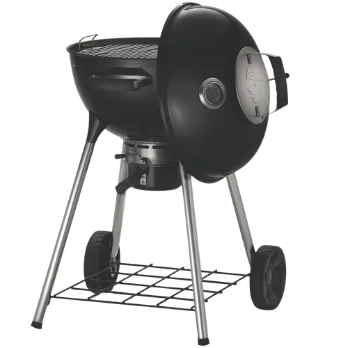 Barbecue charbon Kettle Premium coloris noir en acier Napoléon - 112 x 50 x 93 cm