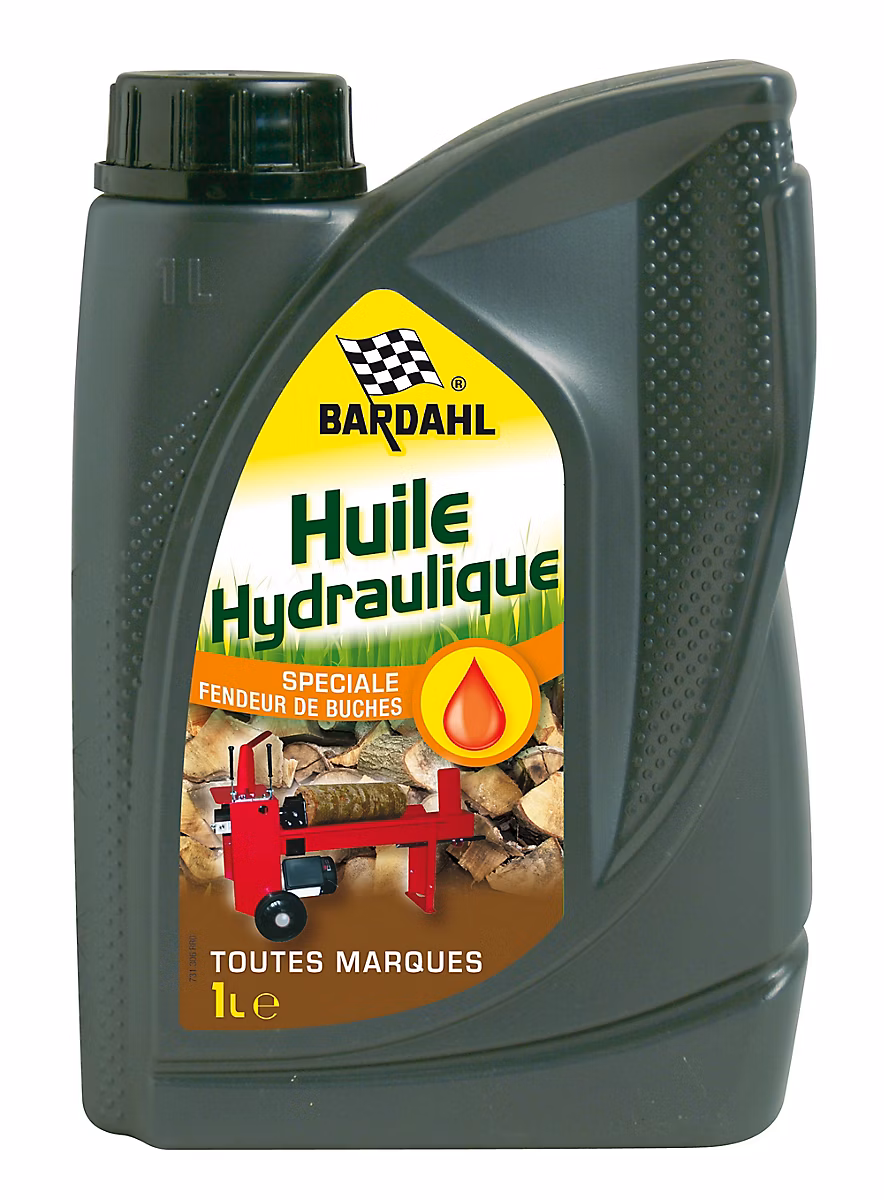 Accessoire pour outil motorisé – Huile hydraulique pour fendeur de bûches Bardahl 1L