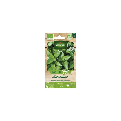 Basilic Marseillais Bio Vilmorin - graines à semer