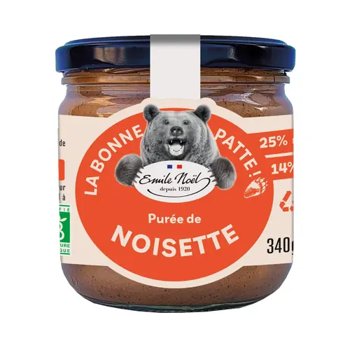 Purée de noisette bio Émile Noël La bonne patte - 340 g