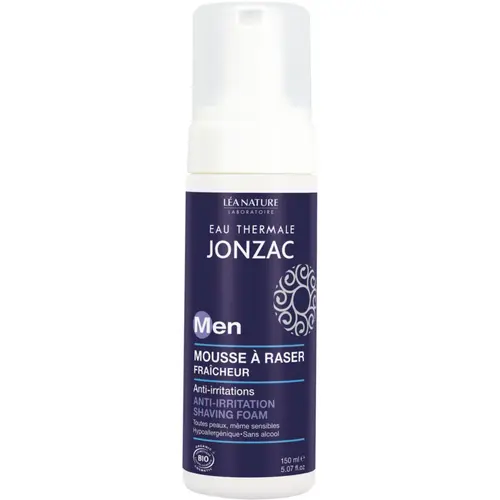 Mousse à raser fraîcheur bio Eau Thermale Jonzac homme – 150 ml
