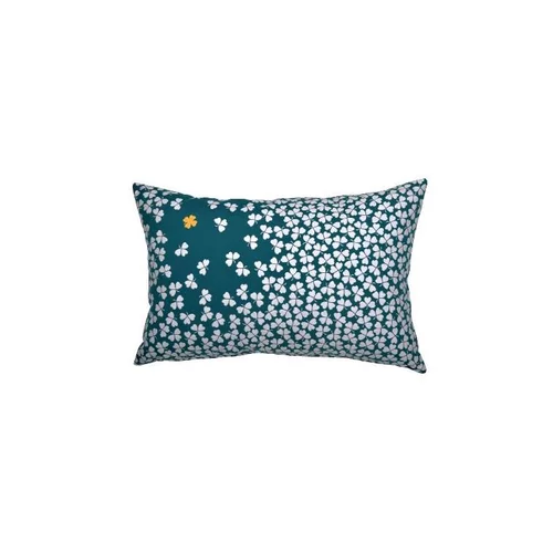 Coussin trèfle Fermob coloris bleu canard en acrylique 44 x 68 cm