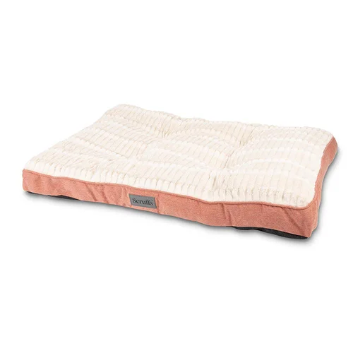 Couchage pour chien coloris orange coussin Scruffs Ellen - Taille L 100 x 70 x 10 cm