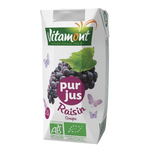 Pur jus de raisin rouge bio 6 x 20 cl